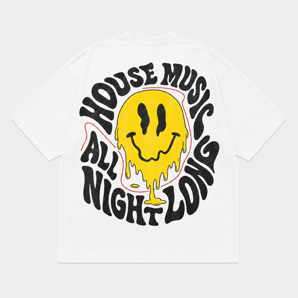 Acid Smiley Swirl Tee