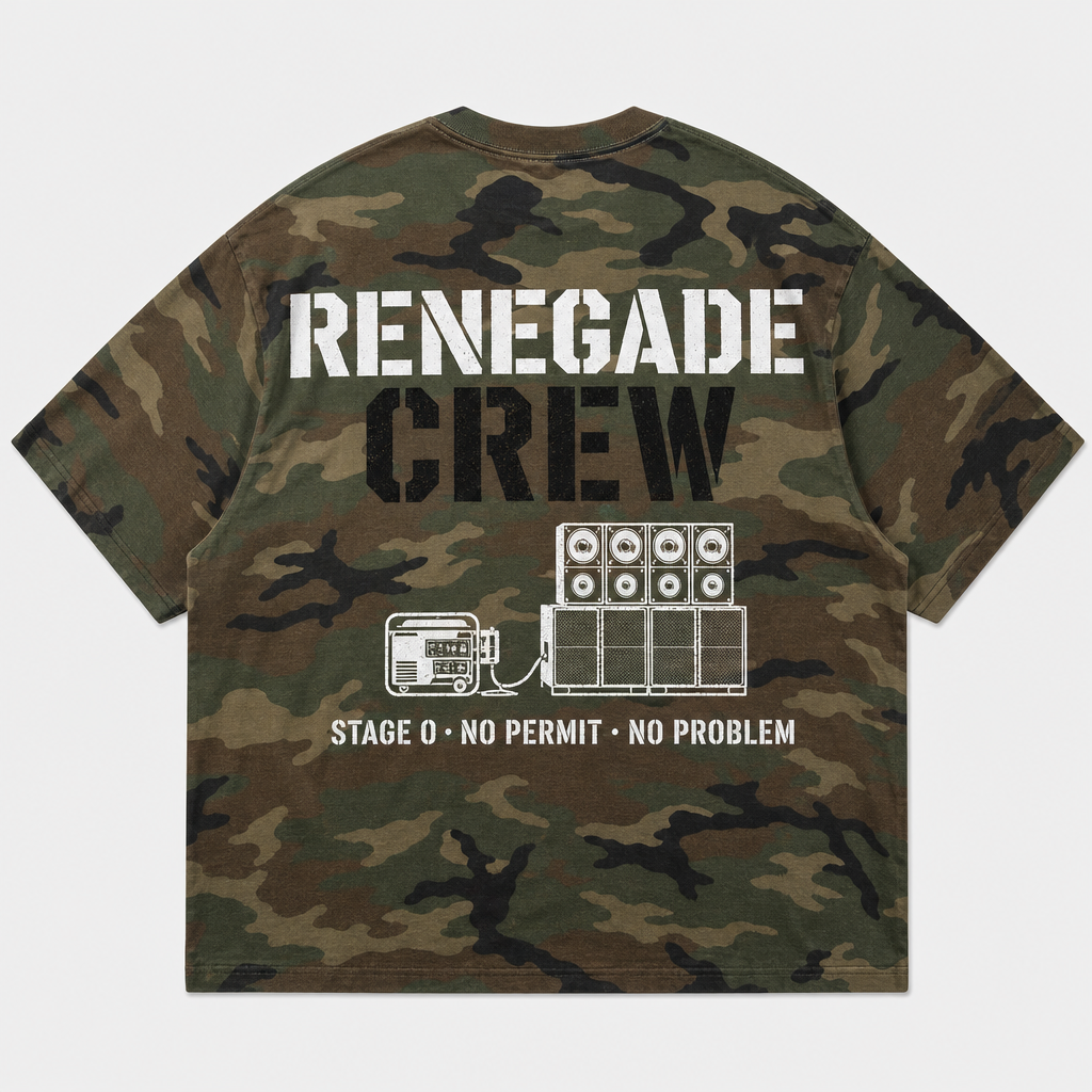 Renegade Crew Camo Tee
