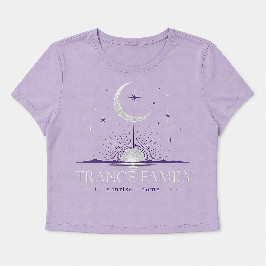 Trance Family Fitted Crop