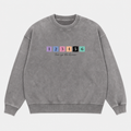 Gate Numbers Snow-Washed Sweatshirt
