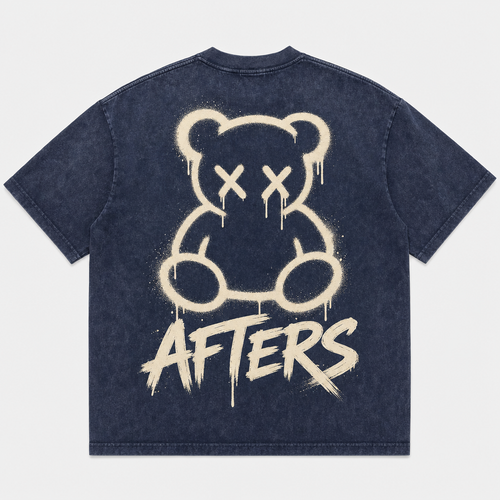 Afters Bear Snow-Washed Tee