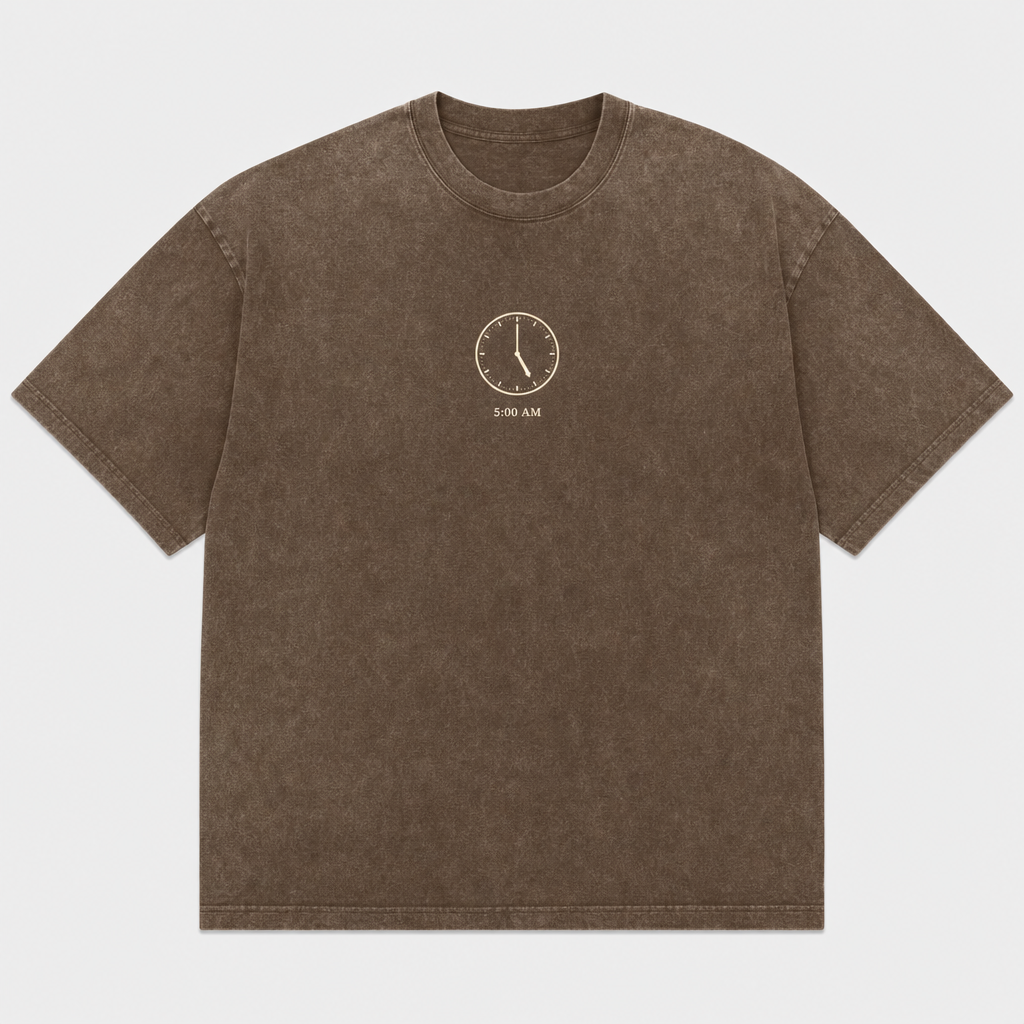 5AM Snow-Washed Tee