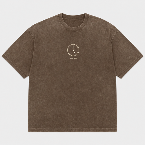 5AM Snow-Washed Tee