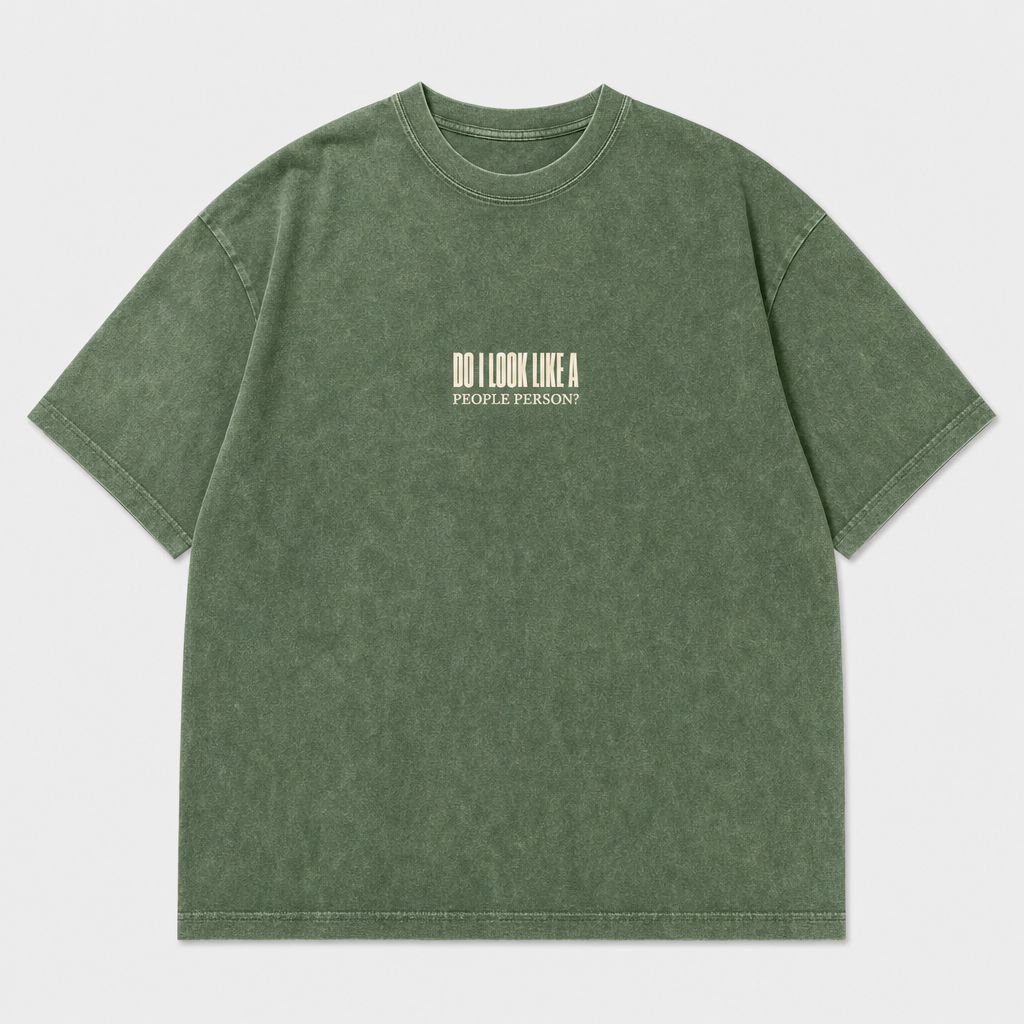 People Person Snow-Washed Tee