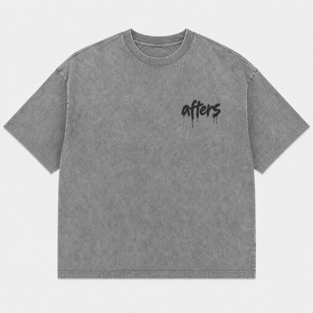 Afters Drip Mineral Wash Tee