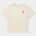 Smile Waffle Raw-Edge Tee