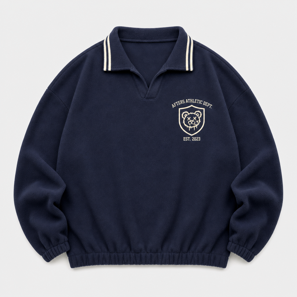 Afters Athletic Dept. Collared Sweatshirt
