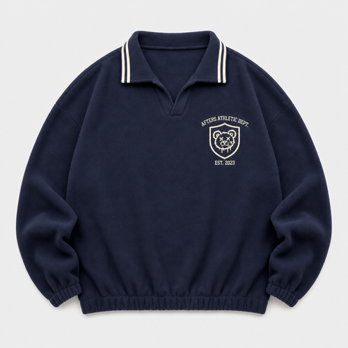 Afters Athletic Dept. Collared Sweatshirt