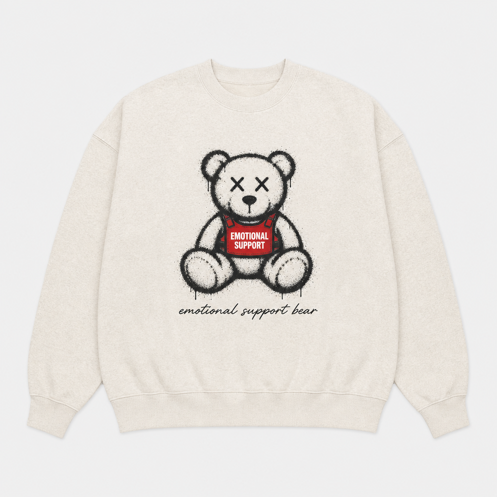 Emotional Support Bear Crewneck