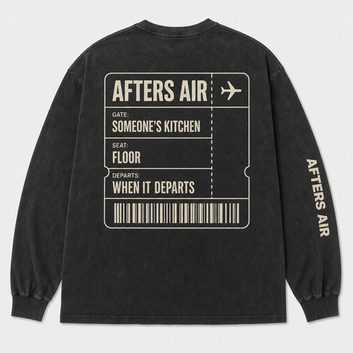 Afters Air Boarding Pass Long Sleeve