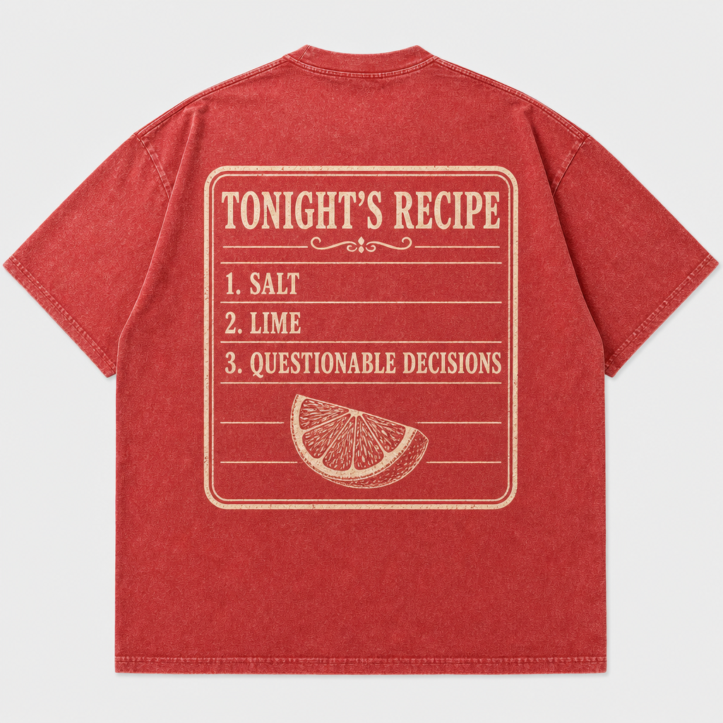 Salt Lime Questionable Decisions Tee