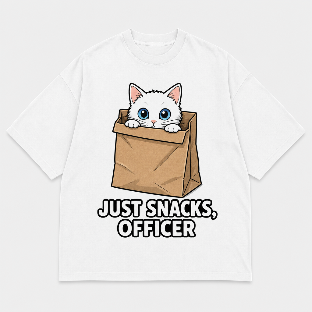 Snack Bag Cat Tee